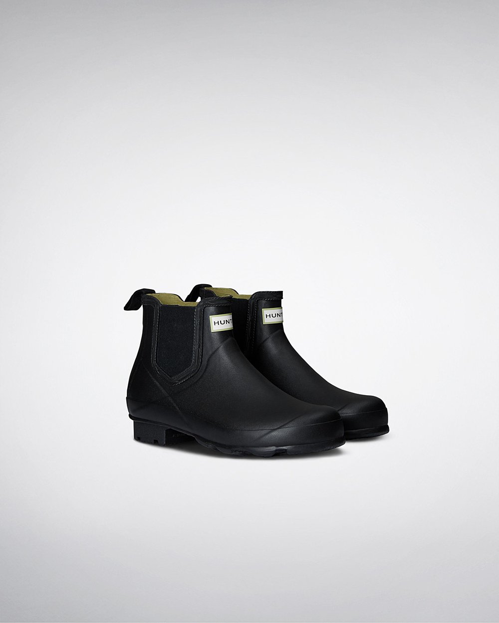 Womens Chelsea Boots - Hunter Norris (91BZPXJTH) - Black